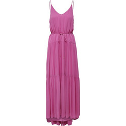 Only Merle Maxi Καλοκαιρινό Καθημερινό Φόρεμα Φούξια 15255183