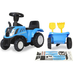 Jamara New Holland T7 Ποδοκίνητο Παιδικό Τρακτέρ με Καρότσα Μπλε