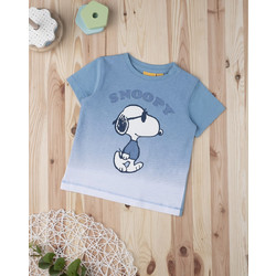 T-Shirt Μπλε με τον Snoopy για Αγόρι