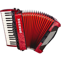 HOHNER Bravo III 72 Silent Key Ακορντεόν Κόκκινο