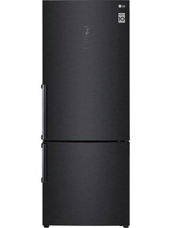 LG GBB569MCAMB Ψυγειοκαταψύκτης 451lt No Frost Υ185xΠ70.5xΒ74cm Μαύρος