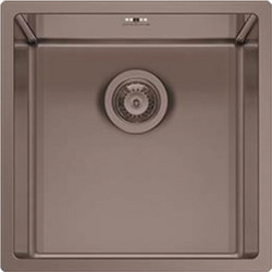 Pyramis Astris Colora Copper Υποκαθήμενος Νεροχύτης Inox 40x40cm 101055301