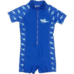 Playshoes Sharks Αντηλιακό UV Βρεφικό Μαγιό Ολόσωμο για Αγόρι Royal Blue 460121