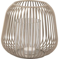 Φανάρι PT3851WG S 17x15,5cm Warm Grey Present Time Μέταλλο