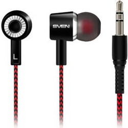 SVEN E-108 Handsfree In-Ear 3.5mm Black Red