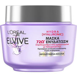 L'Oreal Paris Elvive Hydra Hyaluronic Μάσκα Μαλλιών για Επανόρθωση για Ξηρά Μαλλιά 300ml