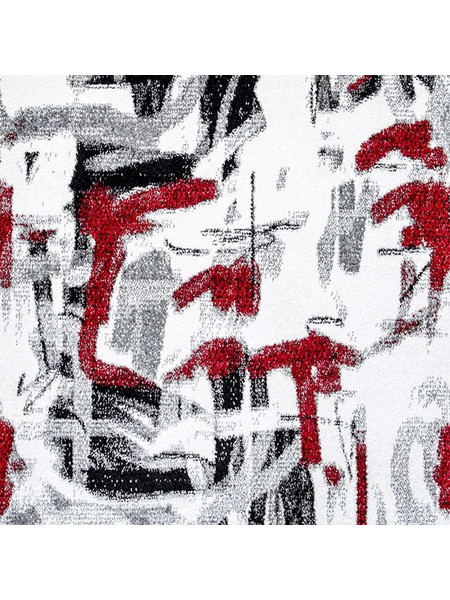 Μοκέτα Art 13672-60 White-Red 480X