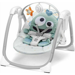 Cam Monsters Relax Μωρού Κούνια με Μουσική έως 9kg Πράσινο Mint Col.259