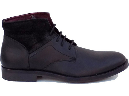 Antonio Shoes Ανδρικά Μποτάκια Δερμάτινα Μαύρα 1024