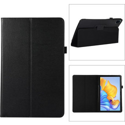 Για Honor Pad 8 Litchi Texture Δερμάτινη θήκη tablet με θήκη (Μαύρο) (OEM)