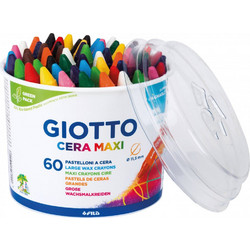 Giotto Cera Maxi Κηρομπογιές Σετ 60τμχ
