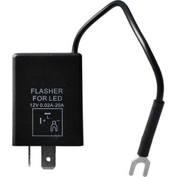 LED FLASHER (ΦΛΑΣΙΕΡΑ) 8 ΕΠΑΦΩΝ (L+) 30x30x30mm M-TECH - 1ΤΕΜ