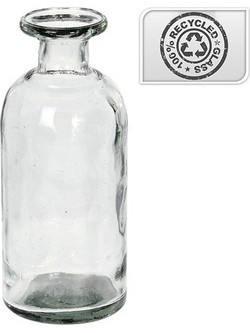 Φιάλη Σετ 2 τεμ. Από Ανακυκλωμένο Γυαλί 700ml 8,5x20 εκ. Zaros Kz224