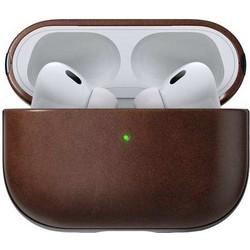 Θήκη Nomad Δερμάτινη για Apple AirPods Pro 2 - ΚΑΦΕ - NM01836285