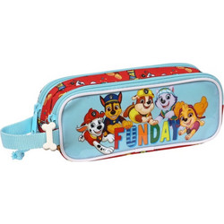Safta The Paw Patrol Funday Κασετίνα με 2 Θήκες Κόκκινη Γαλάζια 812342513