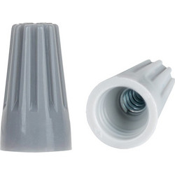 Σύνδεσμος καλωδίου twist-on P1 TOOL-0086, Φ8.6mmx15.2mm, γκρι, 25τμχ