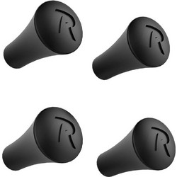 RAM X-GRIP ΑΝΤΑΛΛΑΚΤΙΚΑ ΛΑΣΤΙΧΕΝΙΑ ΚΑΠΑΚΙΑ ΒΑΣΗΣ 4 ΤΕΜΑΧΙΩΝ ΜΑΥΡΑ UN-CAP-4U.BLACK