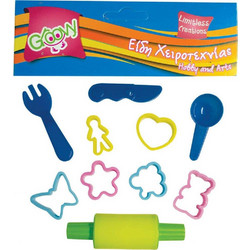 Snainter Εργαλεία & Καλούπια Groovy Πλαστελίνης Σετ 10τμχ