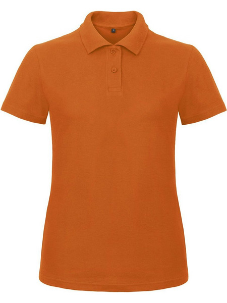 Γυναικείο Μπλουζάκι Pique Polo Shirt B & C ID.001 Women Orange