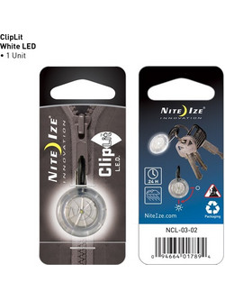 ΦΩΤΑΚΙ ΓΙΑ ΦΕΡΜΟΥΑΡ NITE IZE CLIP LIT WHITE