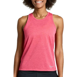 Saucony Stopwatch Singlet Tanktop Γυναικείο Αθλητικό T-Shirt Φούξια SAW800369-ROH