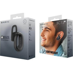 Borofone BC13 Ακουστικό Bluetooth In Ear Black
