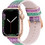 Hoco WA11 Diamond Series Λουράκι Σιλικόνης Purple / Green (Apple Watch 42 / 44 / 45 / 49mm)