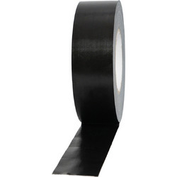 Fos Technologies STAGE TAPE 50mm X 50m Black - Υφασμάτινη ταινία gaffer 50mm - 50 m σε Black