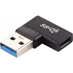 Αντάπτορας USB 3.0 Αρσενικό σε Type-C / USB σε C Θηλυκό Adapter (Μαύρο)