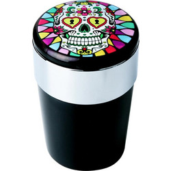Champ High Skull Car Ashtray with LED
