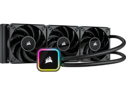 Corsair iCUE H150i Elite Black Υδρόψυξη CPU 120mm για Socket AM2 / AM2+ / AM3 / AM3+ / 115x / 2011 / 2066 / 2011-3 / AM4 / TR4 / 1200 / sTRX4 / SP3 / 1700