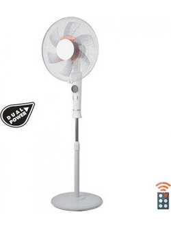 Telemax FS40-726R Ανεμιστήρας Δαπέδου Ορθοστάτης 40cm 60W με Tηλεχειριστήριο