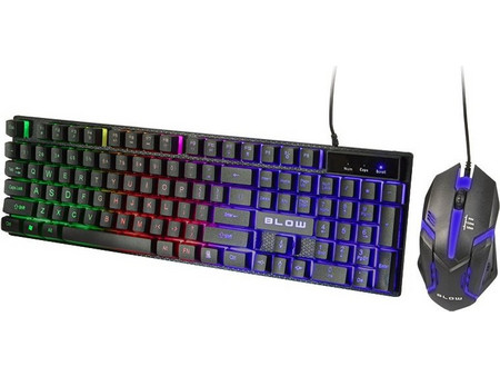 Blow DM-84-219 Σετ Gaming Πληκτρολόγιο RGB Black