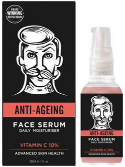 Barber Pro - Anti Ageing Vitamin C 10% Face Moisturiser Αντιγηραντικό Ενυδατικό Serum Προσώπου με Βιταμίνη C 30ml