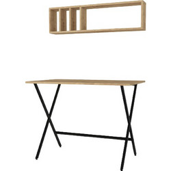 welhome Σετ Γραφείο Ξύλινο 100x60x74cm 1036-0640