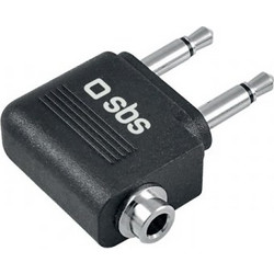 SBS AUDIO SPLITTER ADAPTER FEMALE JACK 3.5mm to 2X MALE JACK 3.5mm JACK
