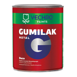 Vechro Gumilak Βερνικόχρωμα Διαλύτου Μετάλλου Λευκό Gloss 0.75lt