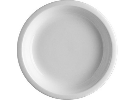 Lukanda Πιάτα Βαθιά Πορσελάνης Slim Λευκά 21cm 6τμχ SLW-DP-21