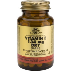 Solgar Vitamin E 200iu Dry 50 Κάψουλες