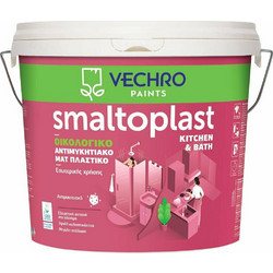 Vechro Smaltoplast Kitchen & Bath Οικολογικό Αντιμουχλικό Χρώμα Εσωτερικού Χώρου Λευκό 3lt