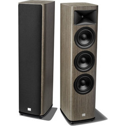 JBL HDI-3600 Ζεύγος Ηχείων Hi-Fi Δαπέδου 250W 2.5 Δρόμων Grey Oak