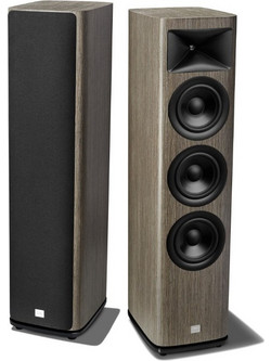 JBL HDI-3600 Ζεύγος Ηχείων Hi-Fi Δαπέδου 250W 2.5 Δρόμων Grey Oak