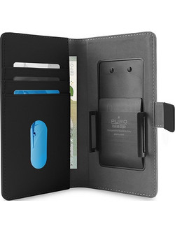 Puro Θήκη bookstyle universal sliding XXL έως 6"Mαύρο