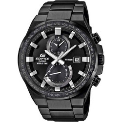 Casio Edifice Ανδρικό Ρολόι Χρονογράφος με Μαύρο Μεταλλικό Μπρασελέ EFR-542BK-1AVUEF