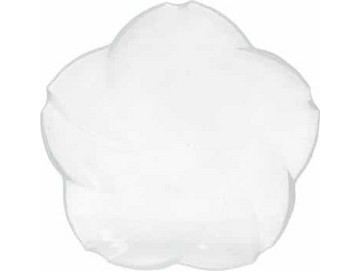 Inart Πιάτο Γλυκού Γυάλινο Λευκό 21cm 6-60-185-0025