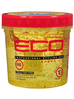 Eco Styler Argan Oil Styling Gel Μαλλιών για Λάμψη 236ml