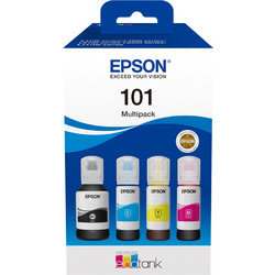 Epson 101 B/C/M/Y Πακέτο 4 Μελανιών Εκτυπωτή Inkjet