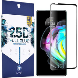 Lito - 2.5D FullGlue Glass - Motorola Edge 20 5G / Edge 20 Pro 5G - Black