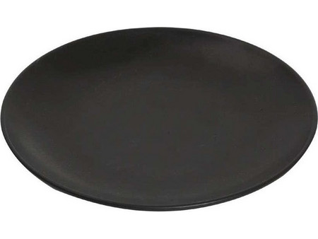 Espiel Πιάτο Ρηχό Πορσελάνης Terra Matt Black 21cm TLM160K6