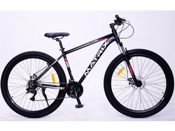 Matrix Team Mountain Bike 29" Αλουμινίου με 21 Ταχύτητες και Δισκόφρενα Μαύρο Κόκκινο